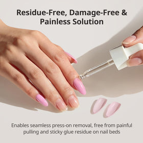 BTARTBOXNAILS Press On Nails Glue Remover Serum 30ml on a vanity