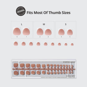 BTARTBOXNAILS Press-On Toe Nails in packaging