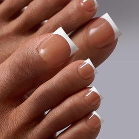 BTARTBOXNAILS Press On Toenails sharp square brown application process
