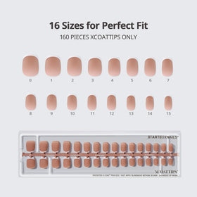 BTARTBOXNAILS White French Tip Press-On Nails on model