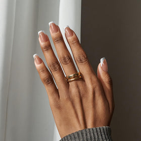 BTARTBOXNAILS White French Tip Press On Nails packaging