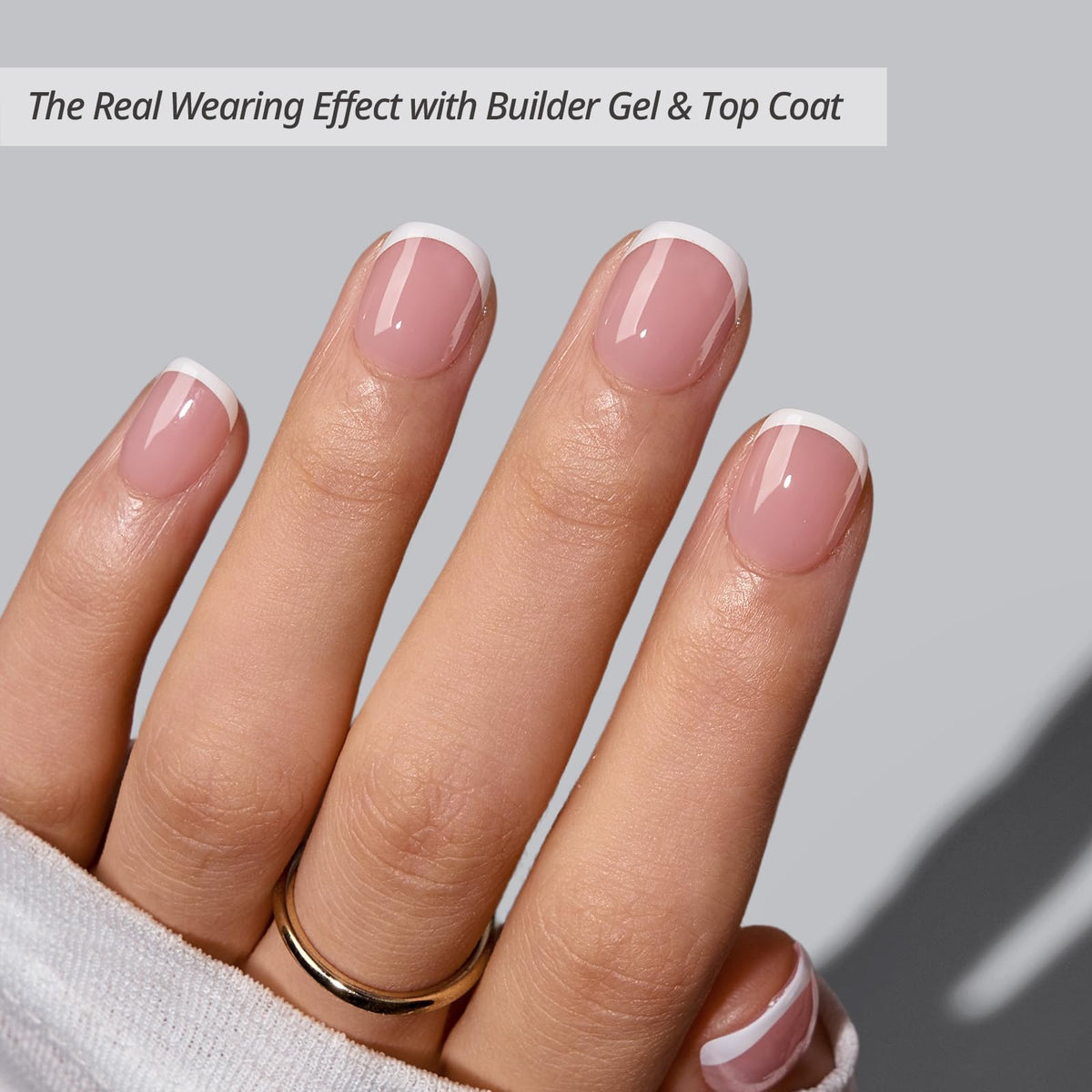 BTARTBOXNAILS White French Tip Press On Nails packaging