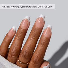 BTARTBOXNAILS White French Tip Press On Nails packaging