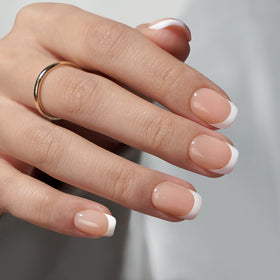 BTARTBOXNAILS White French Tip Press On Nails packaging