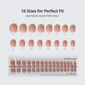 BTARTBOXNAILS White French Tip Press On Nails with accessories