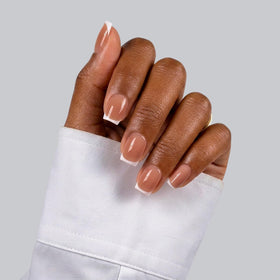 BTARTBOXNAILS White French Tip Press-On Nails XS Coffin packaging