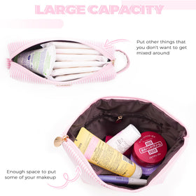 Btffitting larger makeup bag with initials design