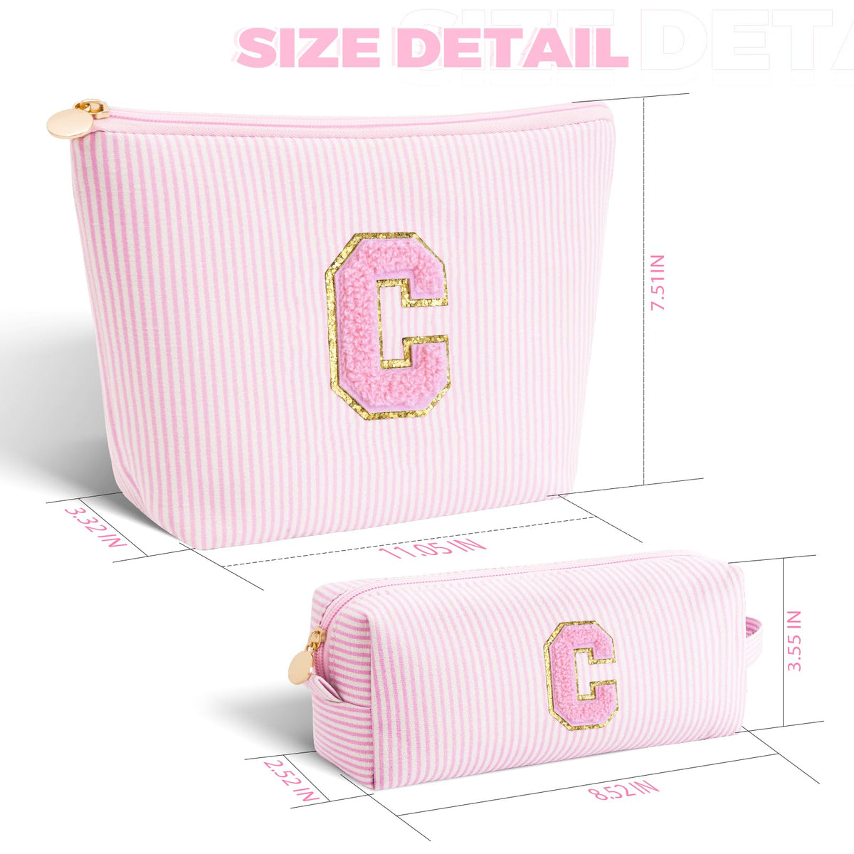 Btffitting makeup bag set on a dressing table
