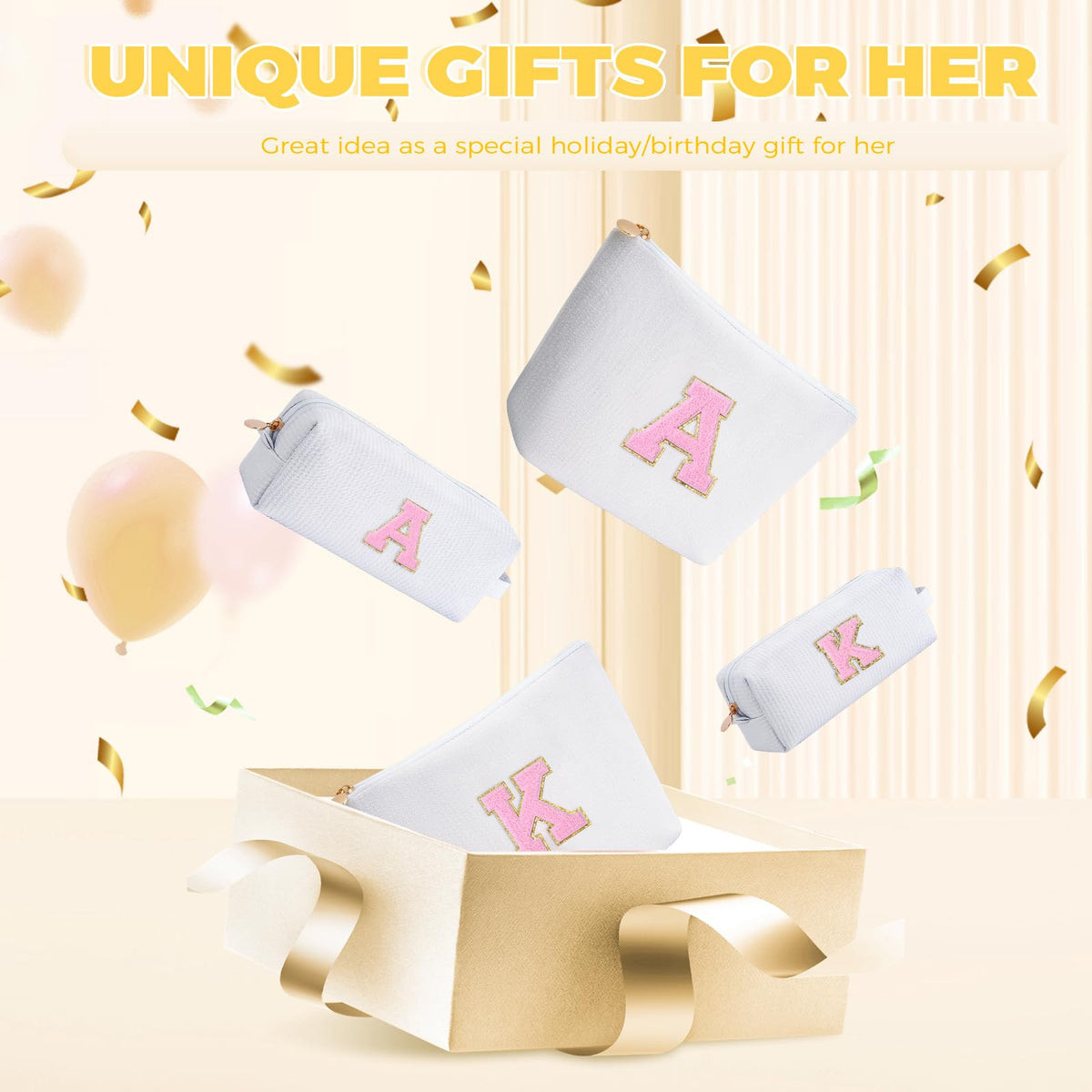 Btffitting Makeup Bag Set packaging display