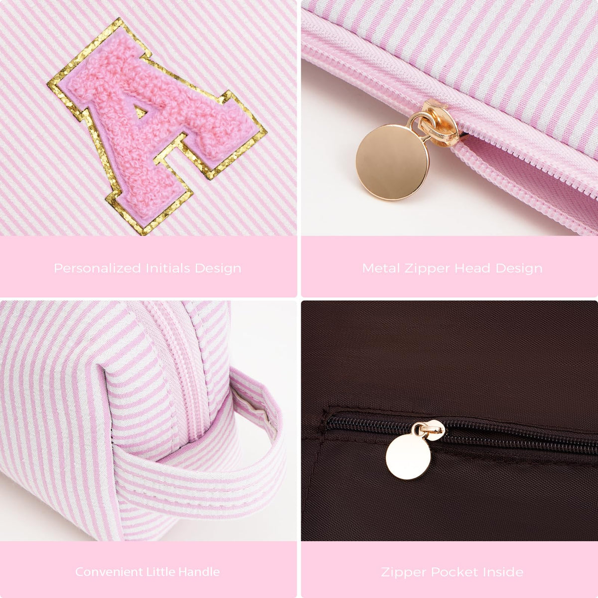 Btffitting makeup bag set showing interior storage