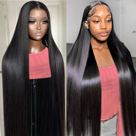 Btomar 13x6 Lace Front Wig human hair front view