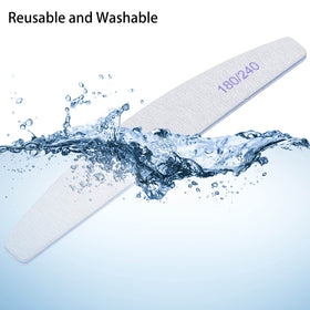 BTYMS nail files being used on natural nails
