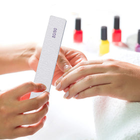BTYMS nail files showing the rectangle shape and grit