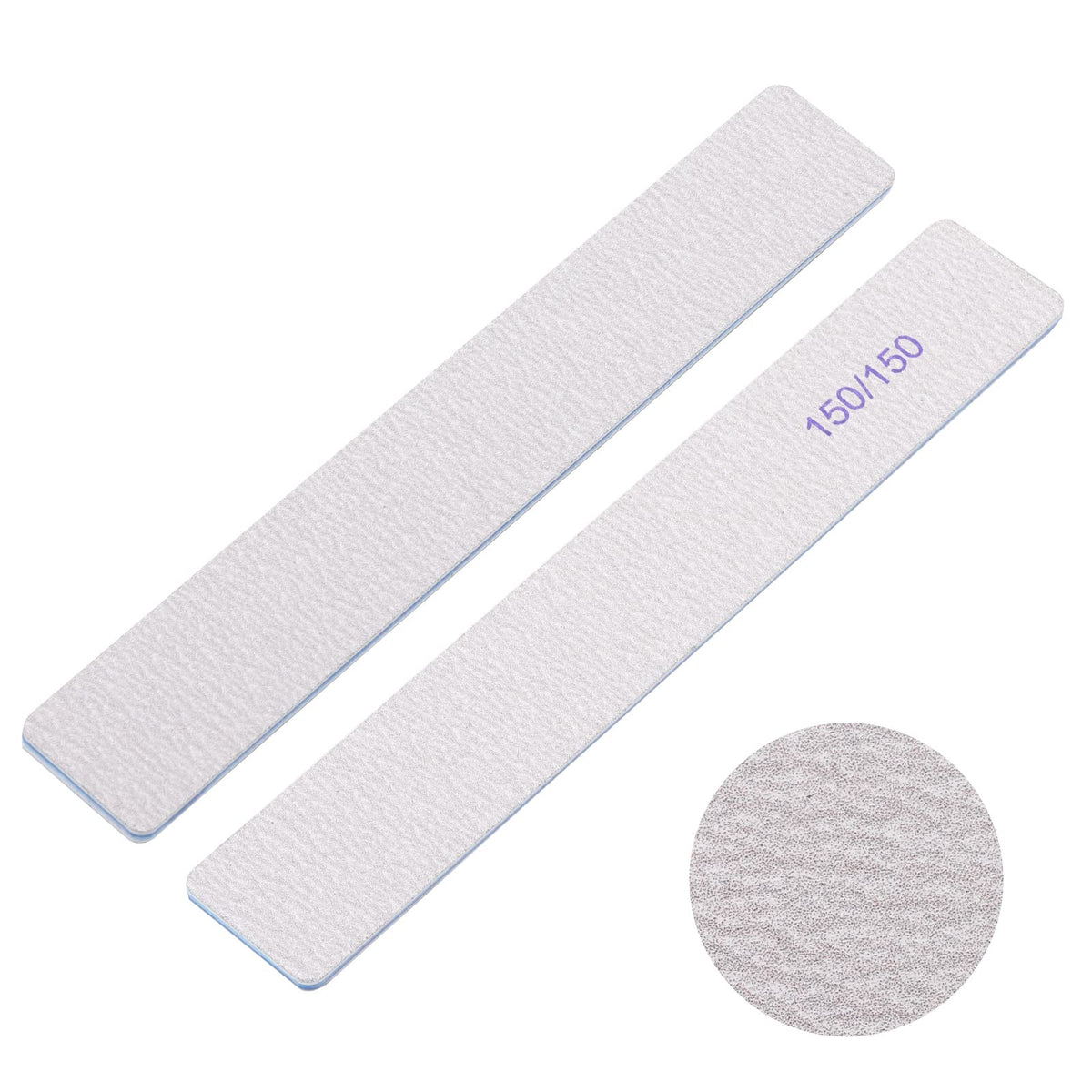 BTYMS Rectangle Nail Files 100 pieces packaging