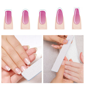 BTYMS Rectangle Nail Files for manicure and pedicure
