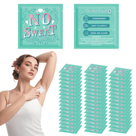 BUAEL Body Wipes box containing 50 individually wrapped deodorant wipes