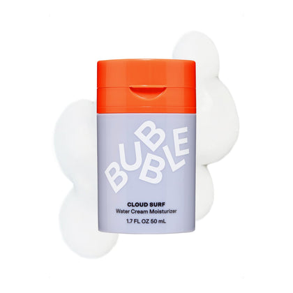 Bubble Skincare Cloud Surf Water Cream front view, 50 ml bottle