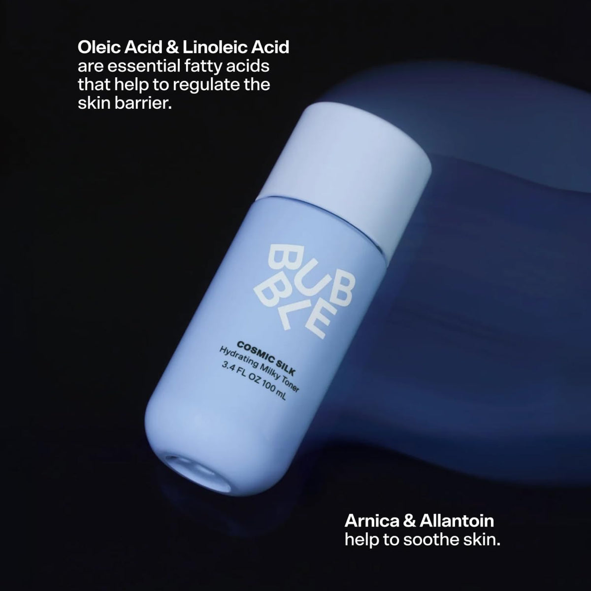 Bubble Skincare Cosmic Silk Hydrating Milky Toner cap detail