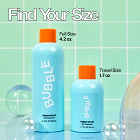 Bubble Skincare Fresh Start Gel Face Cleanser 50 ml product texture
