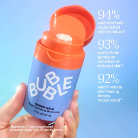 Bubble Skincare Power Wave Face Moisturizer texture close-up
