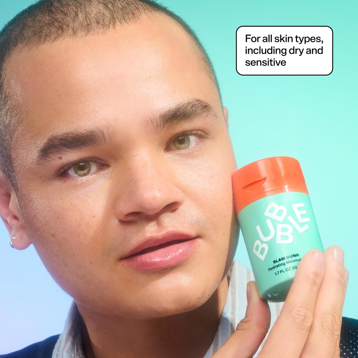 Bubble Skincare Slam Dunk Moisturizer packaging details