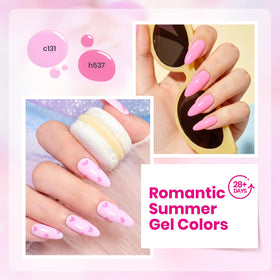 Bubblegum Pink gel polish in 7.5ml bottle