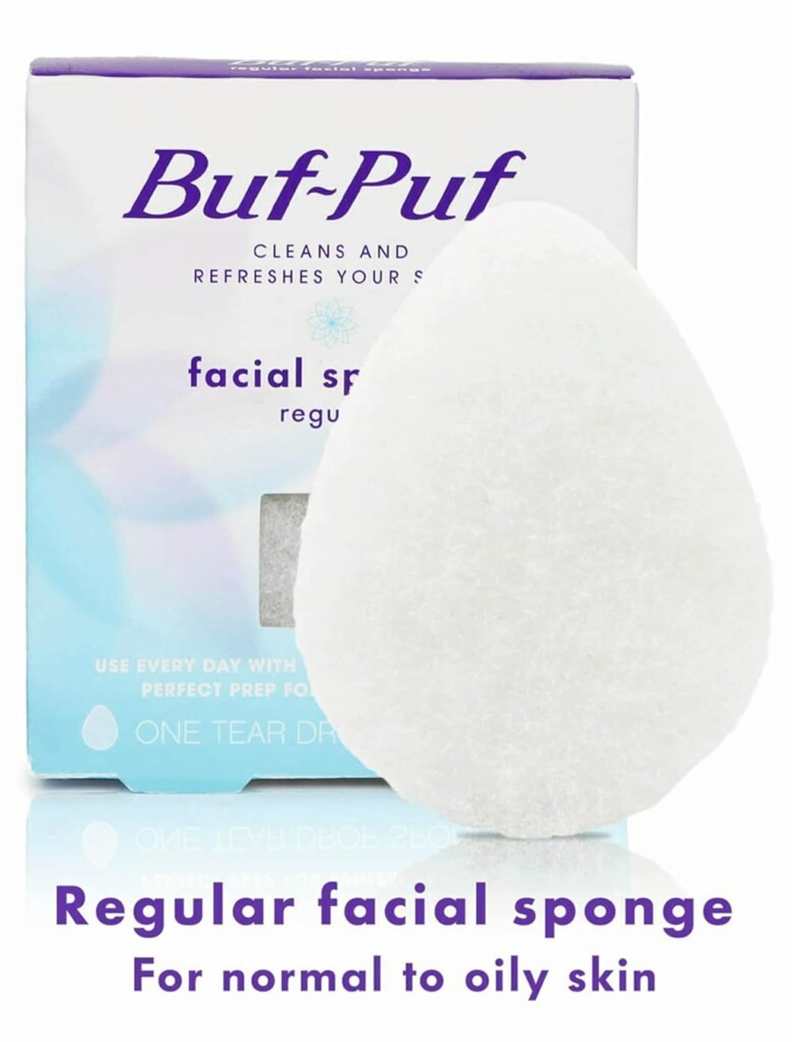 Buf-Puf Facial Sponge close-up showing texture