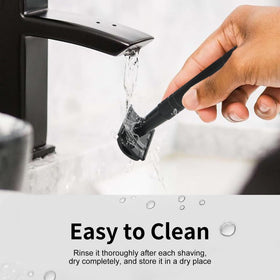 BULIMICA Matte Black Safety Razor with blade replacement process