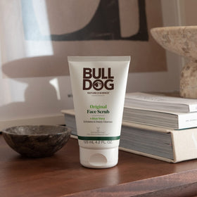 Bulldog moisturizer jar side view