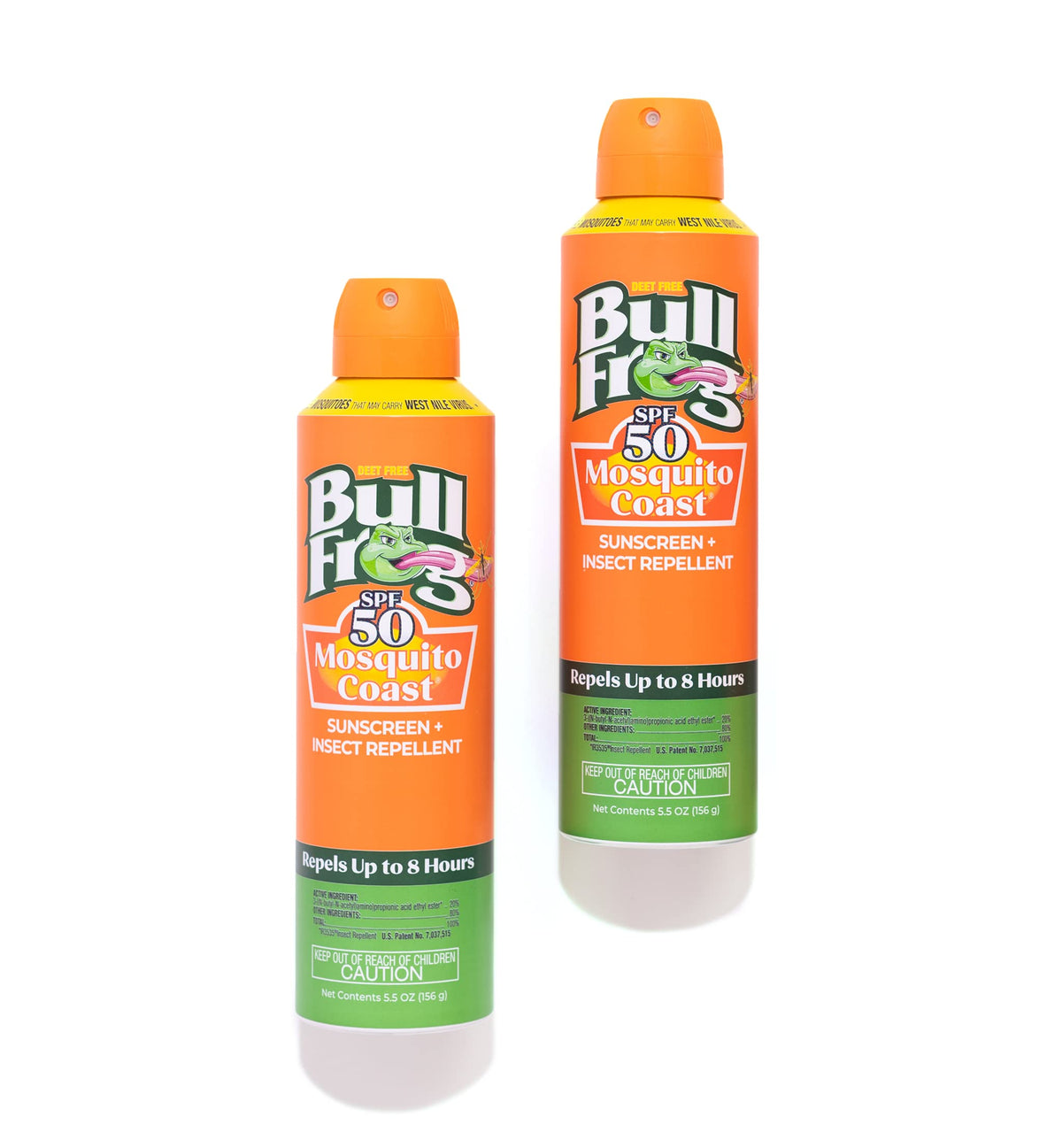 Bullfrog Mosquito Coast Sunscreen spray nozzle close-up