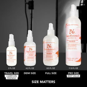 Bumble and bumble Hairdresser's Invisible Oil Leave-In Conditioner in hand