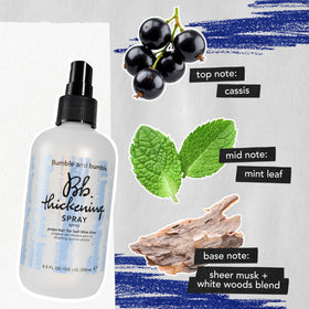 Bumble and bumble. Thickening Blow-Dry Prep Spray lifestyle scene