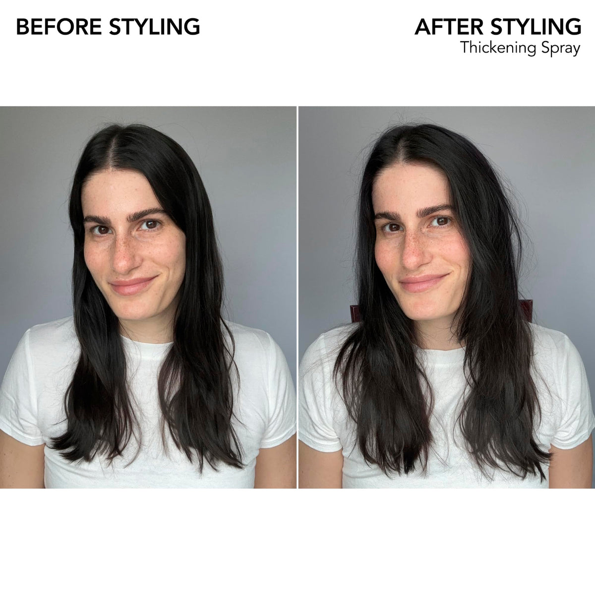 Bumble and bumble. Thickening Blow-Dry Prep Spray mini on styling station