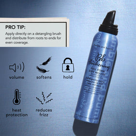 Bumble and bumble. Thickening Full Form Soft Hair Mousse 181g application on hair