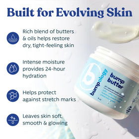 Bumpology Bump Butter 4 oz showing texture on hand