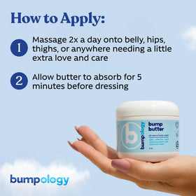 Bumpology Bump Butter 4 oz top view