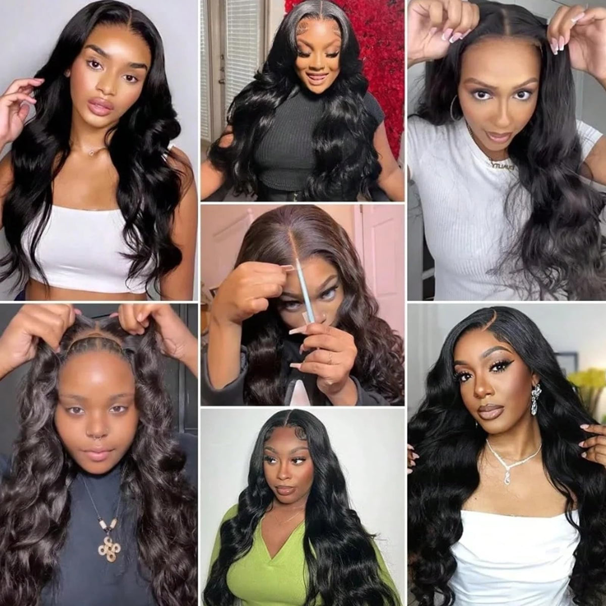 bunGiol Glueless Human Hair Wig styled for a wedding