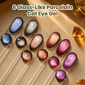 burgundy red beetles Cat Eye Gel Nail Polish swatch