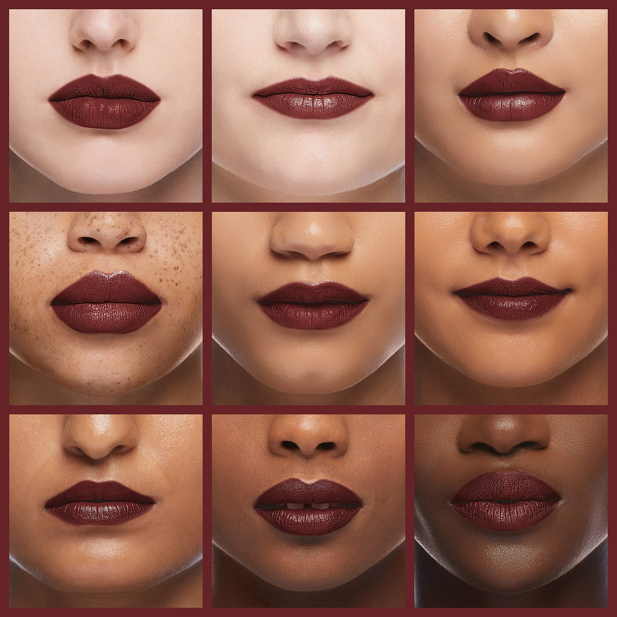 Burt's Bees 100% Natural Lipstick Russet River on lips