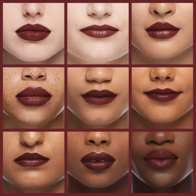 Burt's Bees 100% Natural Lipstick Russet River on lips