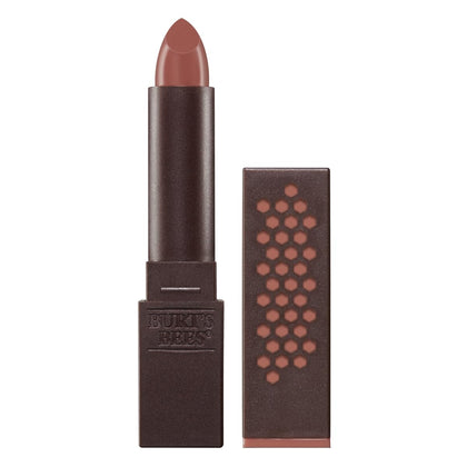 Burt's Bees 100% Natural Moisturizing Lipstick Suede Splash tube front view
