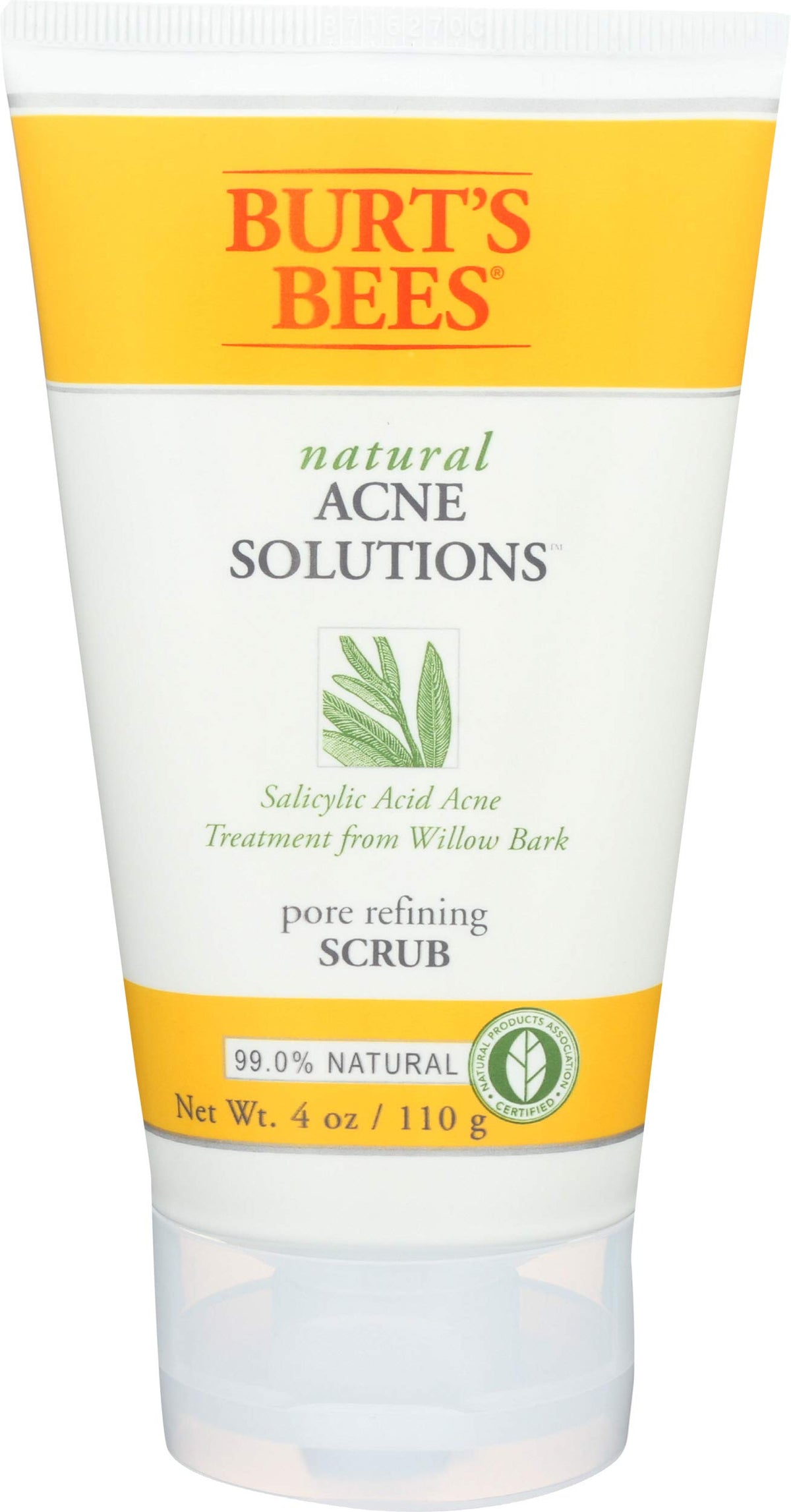 Burt's Bees Acne Facial Scrub 4 OZ front view with packaging