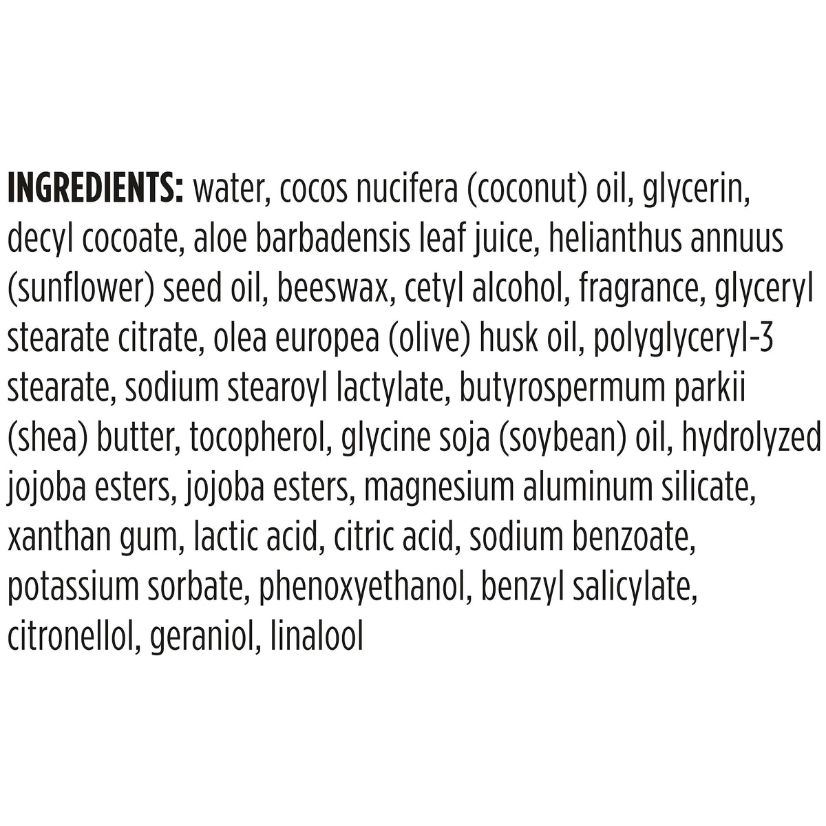 Burt's Bees After Sun Lotion packaging details
