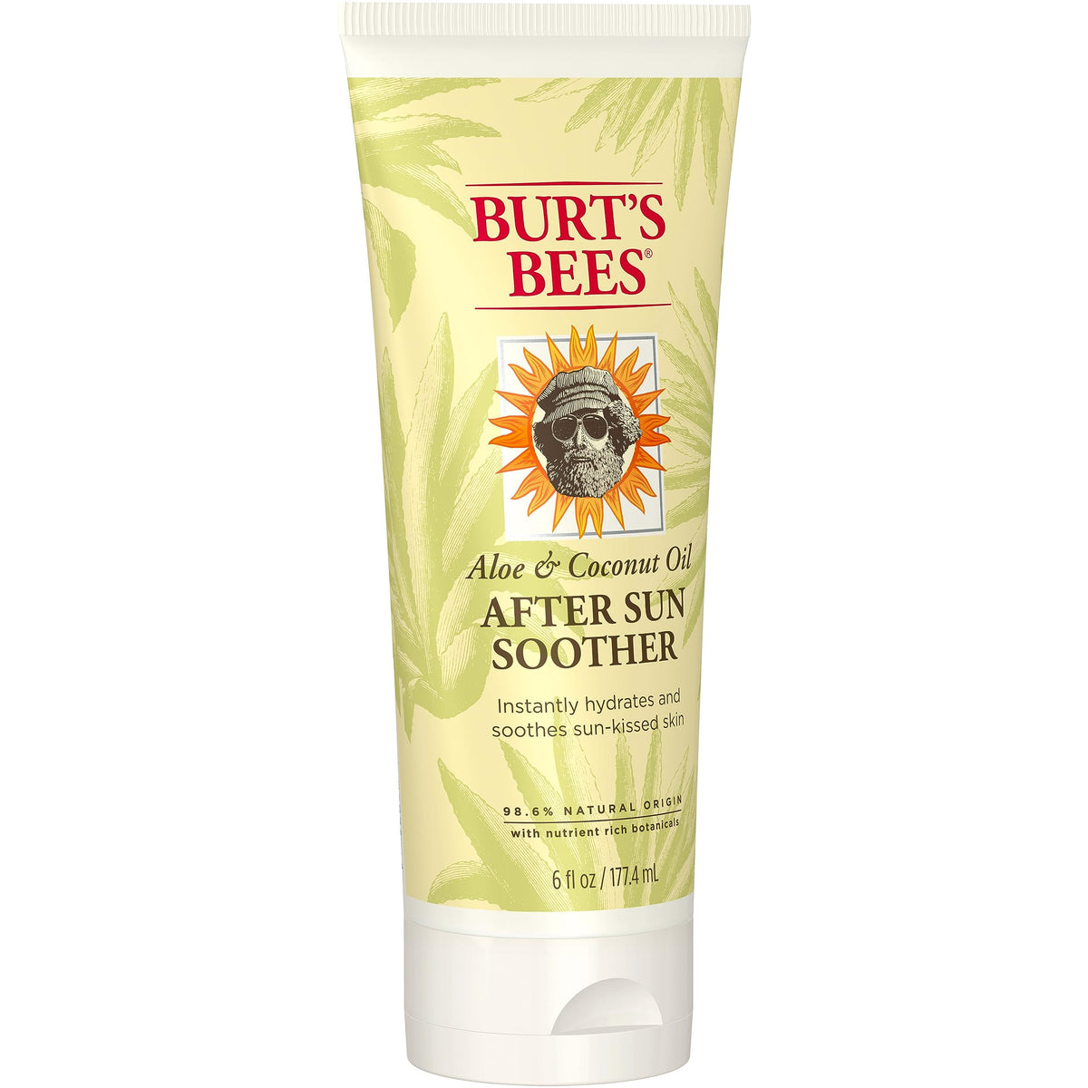 Burt's Bees After Sun Lotion texture close-up