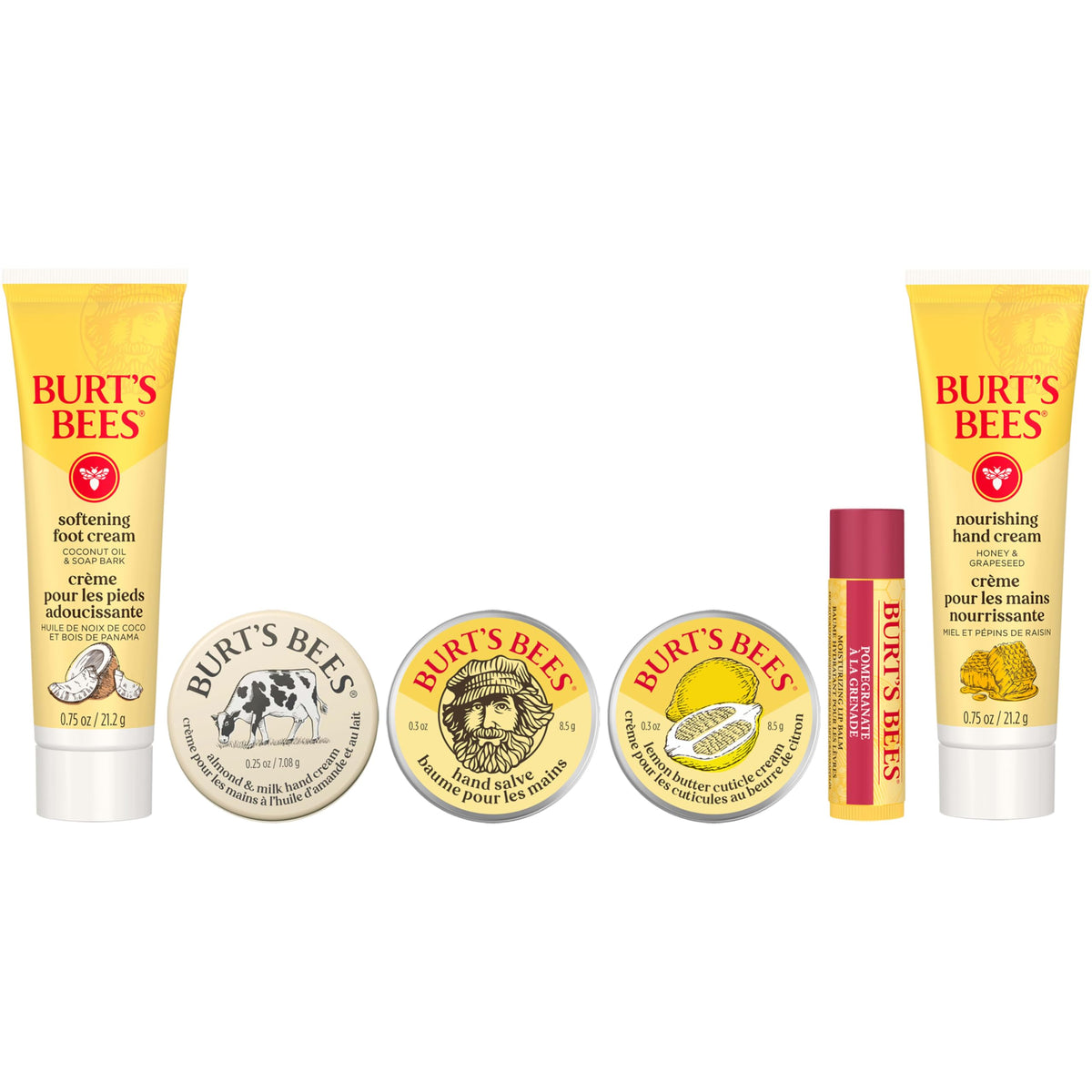 Burt's Bees Almond and Milk Hand Cream tube front view