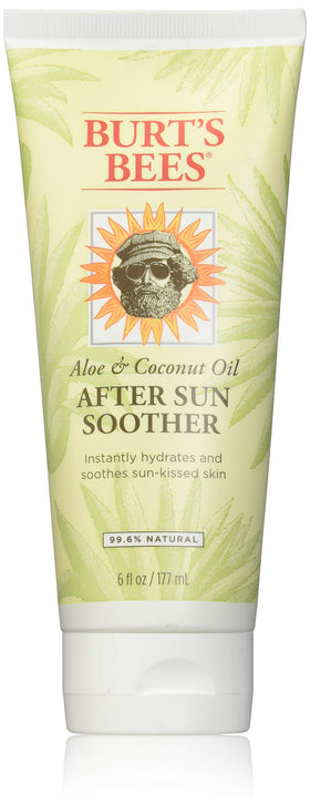 Burt's Bees Aloe & Coconut Oil After Sun Soother 6 oz tube front view