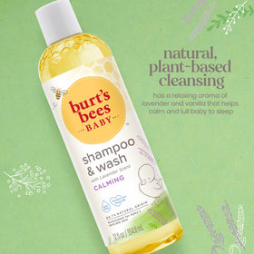 Burt's Bees Baby Shampoo and Body Wash 12 Fl Oz side view