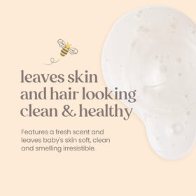Burt's Bees Baby Shampoo & Wash 12oz side view