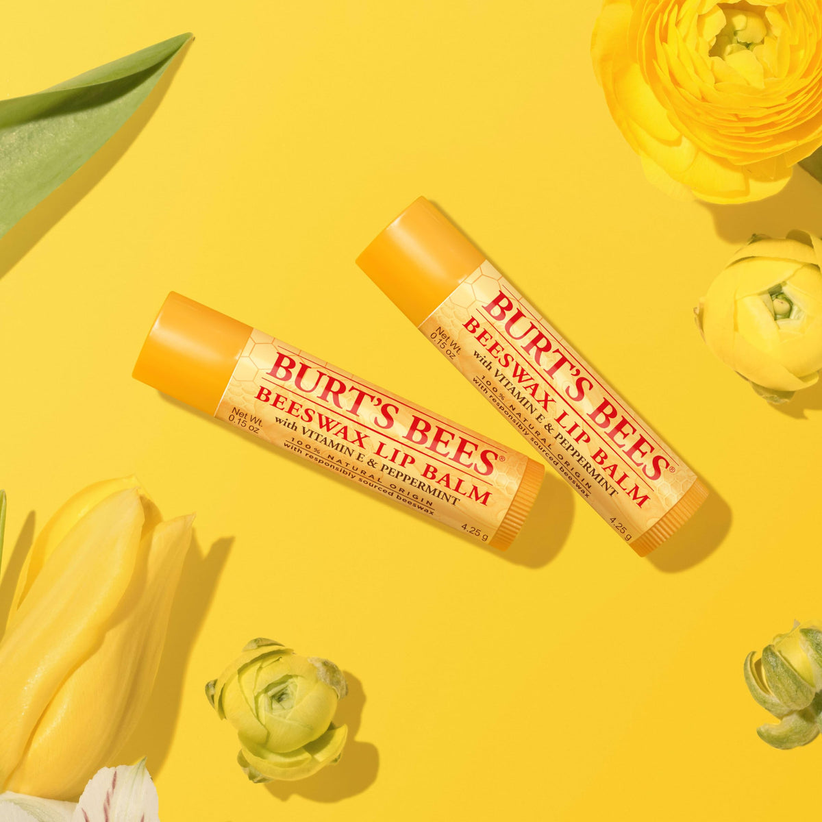 Burt's Bees Beeswax Lip Balm ingredients list