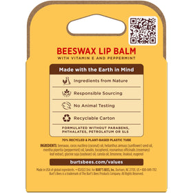 Burt's Bees Beeswax Lip Balm on outdoor table
